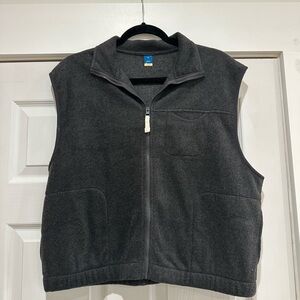 Old Navy Dark Gray Zip-Up Vest